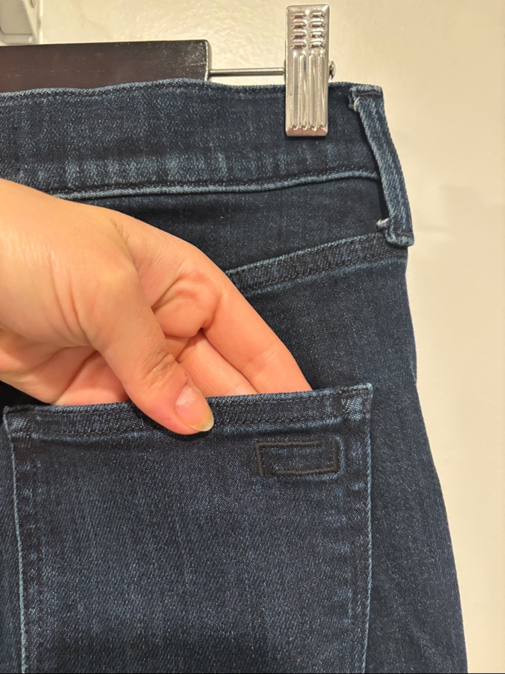 AYR Dark Indigo High-Rise Skinny Jeans - Picture 5 of 8